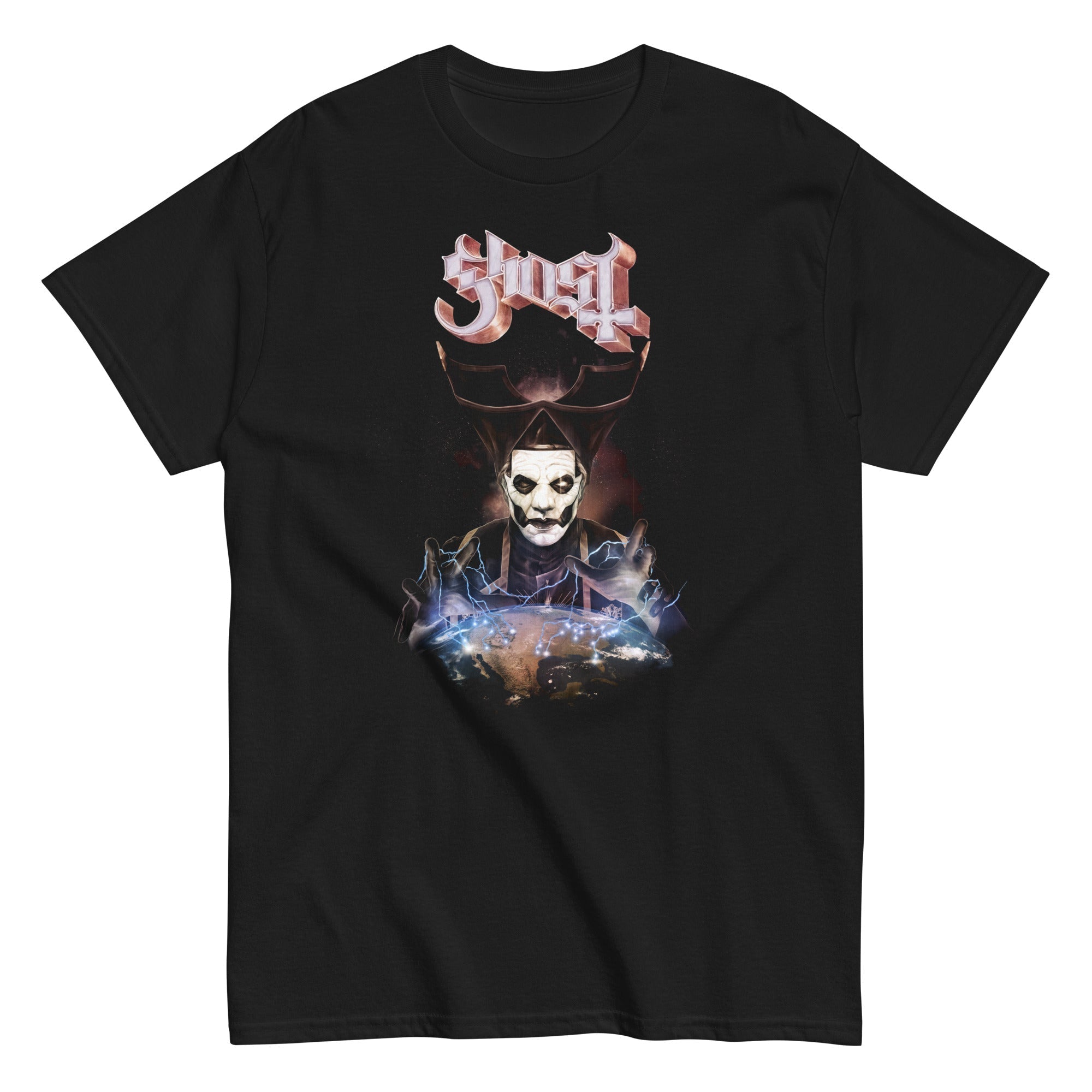 MerchMoment Ghost - Electricity T-Shirt Black