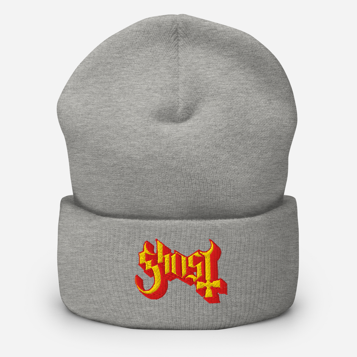 MerchMoment Ghost Embroidered Beanie