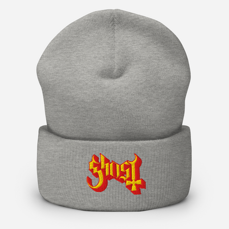MerchMoment Ghost Embroidered Beanie