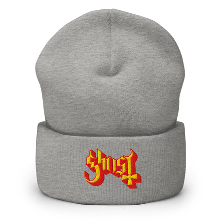 MerchMoment Ghost Embroidered Beanie