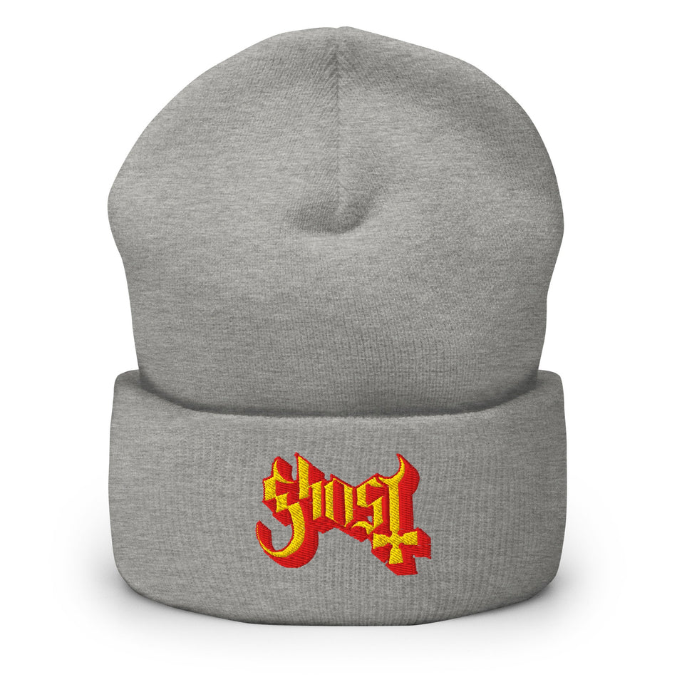 MerchMoment Ghost Embroidered Beanie