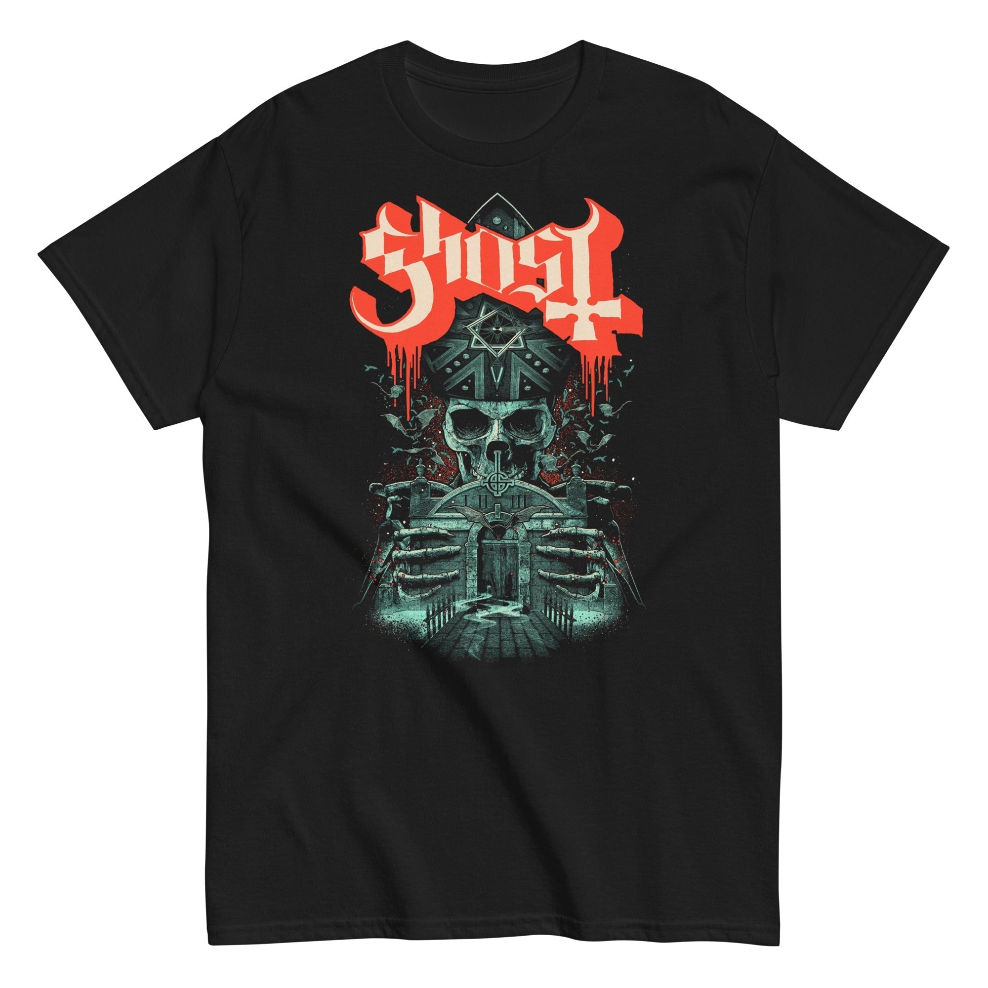 MerchMoment Ghost - Enter Alone T-Shirt Black