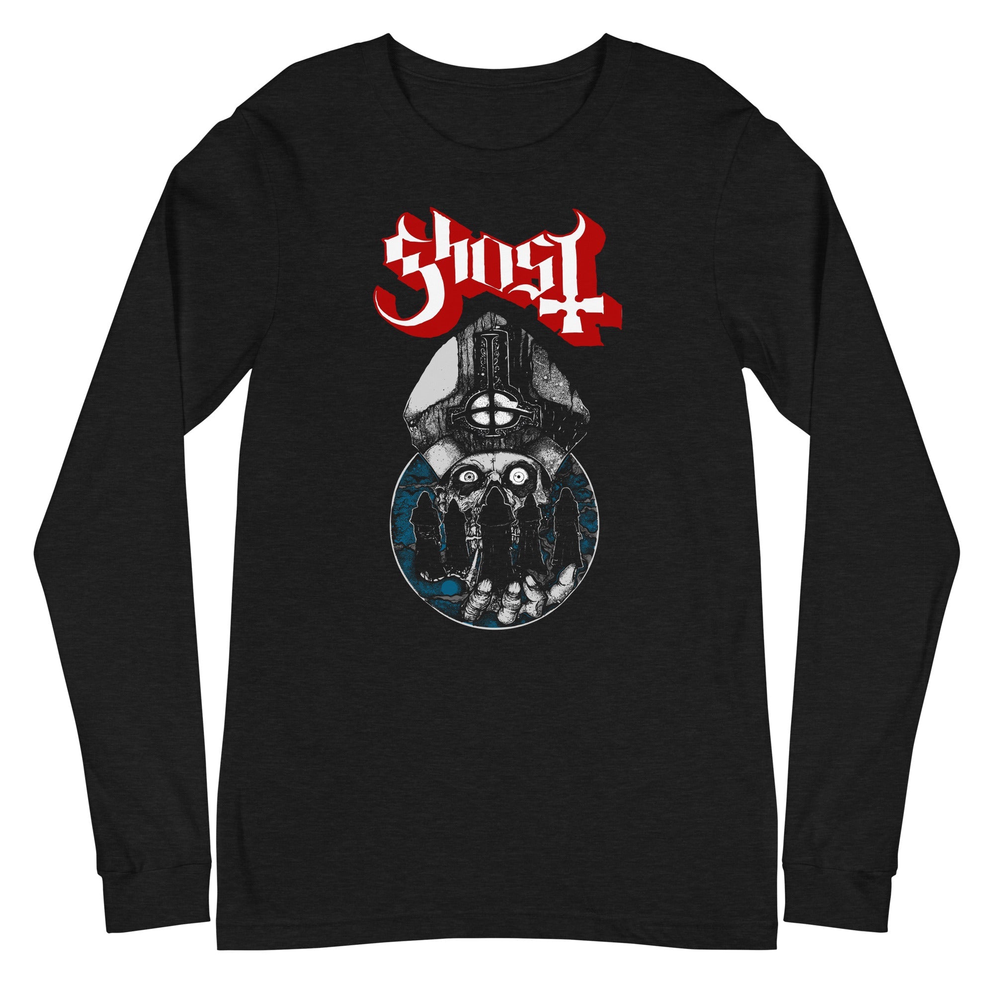 MerchMoment Ghost - Eyes Only Long Sleeve T-Shirt Black