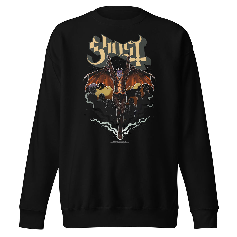 MerchMoment Ghost - Fly Over Sweatshirt Black