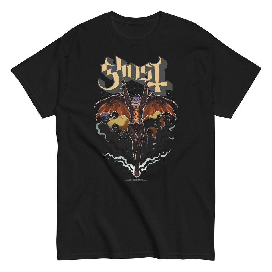 MerchMoment Ghost - Fly Over T-Shirt Black