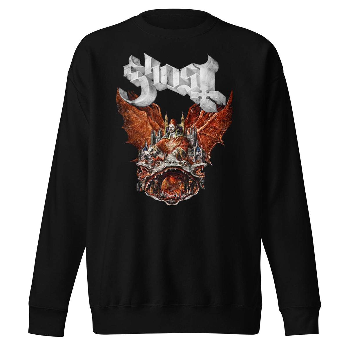 MerchMoment Ghost - Gilded Logo Sweatshirt Black