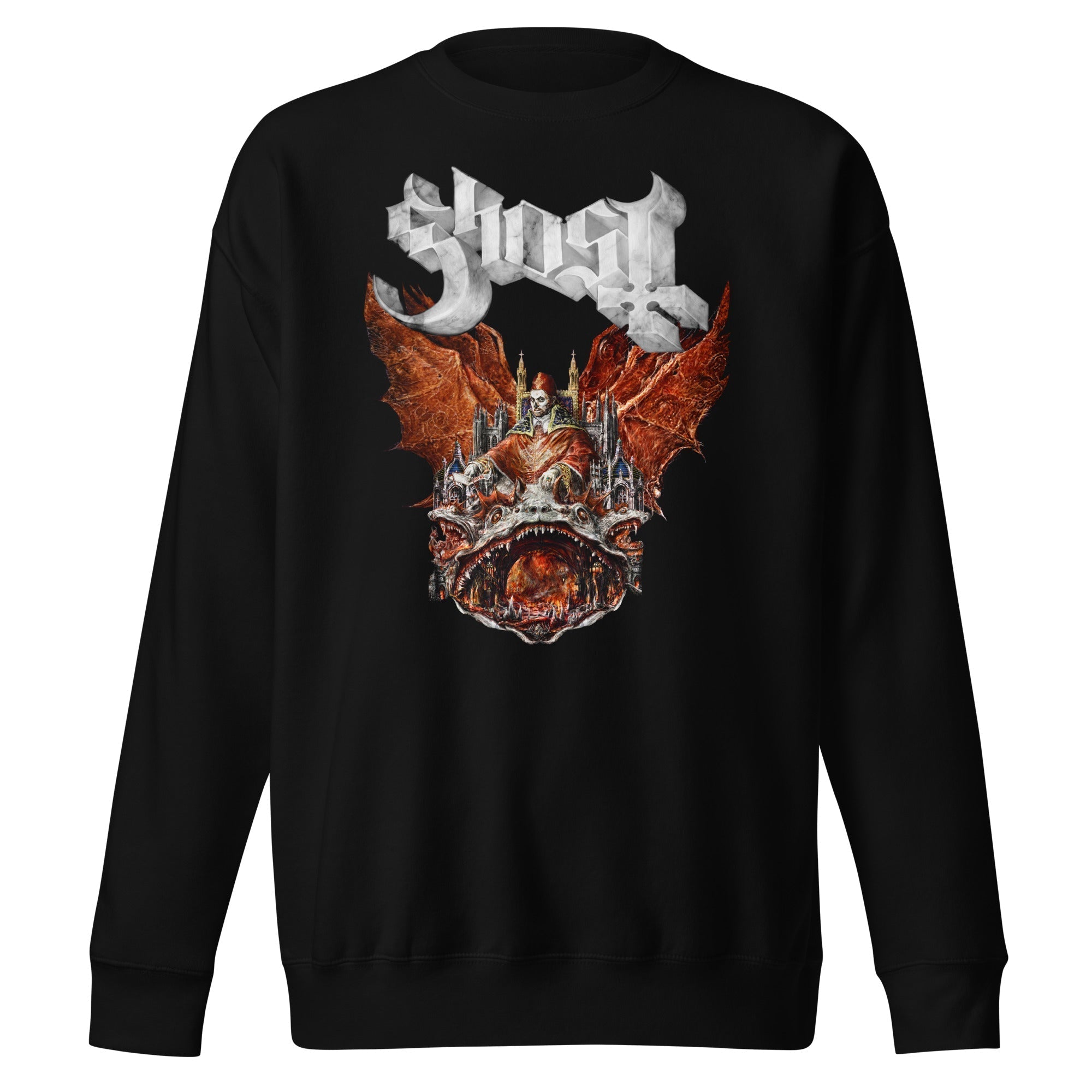 MerchMoment Ghost - Gilded Logo Sweatshirt Black