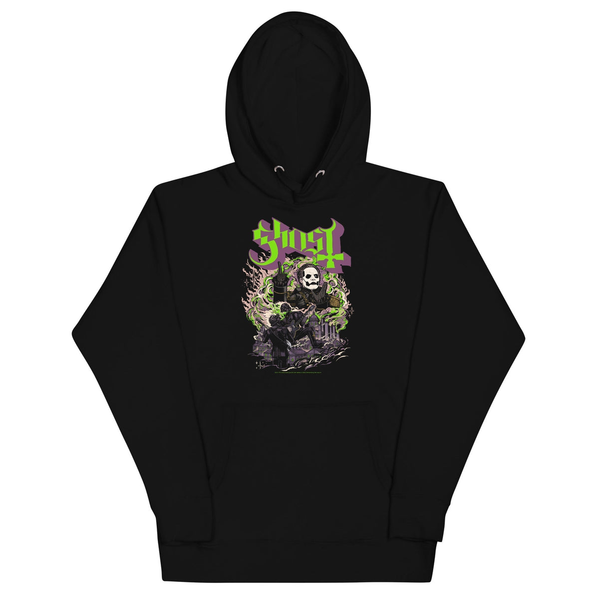 MerchMoment Ghost - Graveyard Hoodie Black