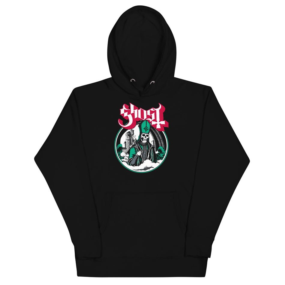MerchMoment Ghost - Green With Envy Hoodie Black