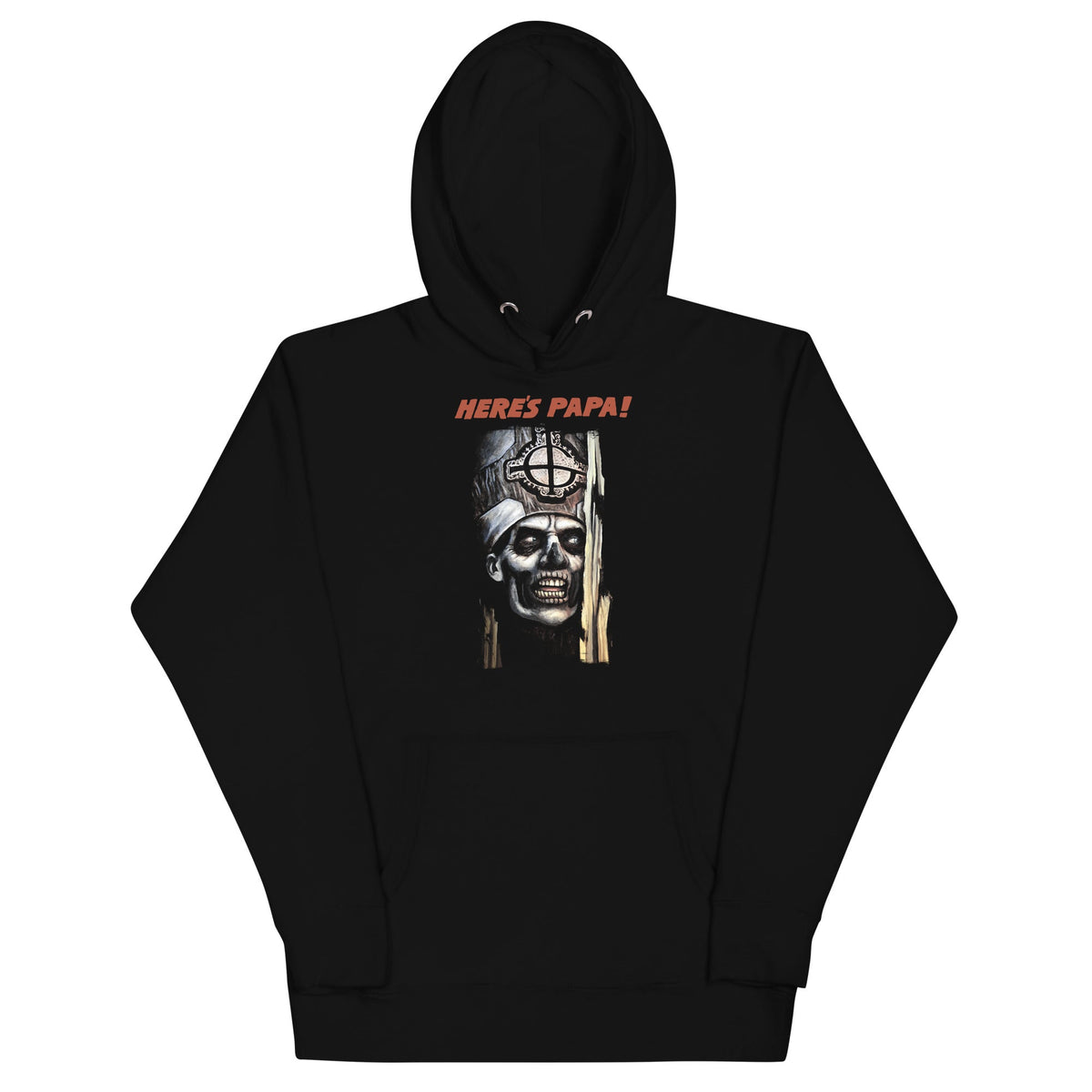 MerchMoment Ghost - Here's Papa Hoodie Black