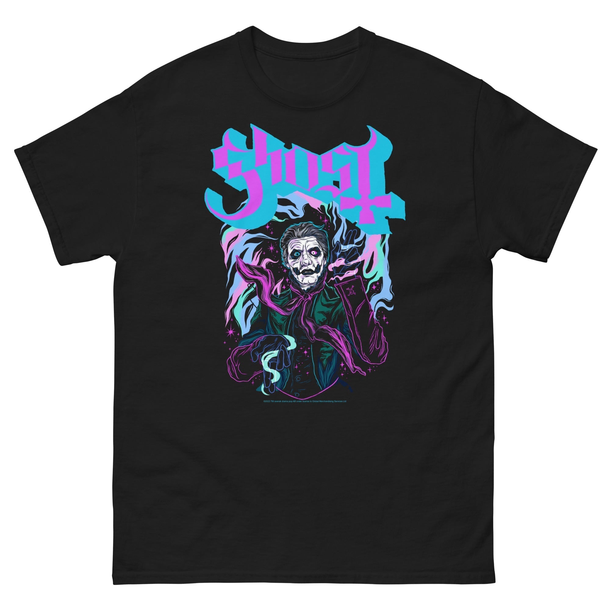 MerchMoment Ghost - In the Machine T-Shirt Black