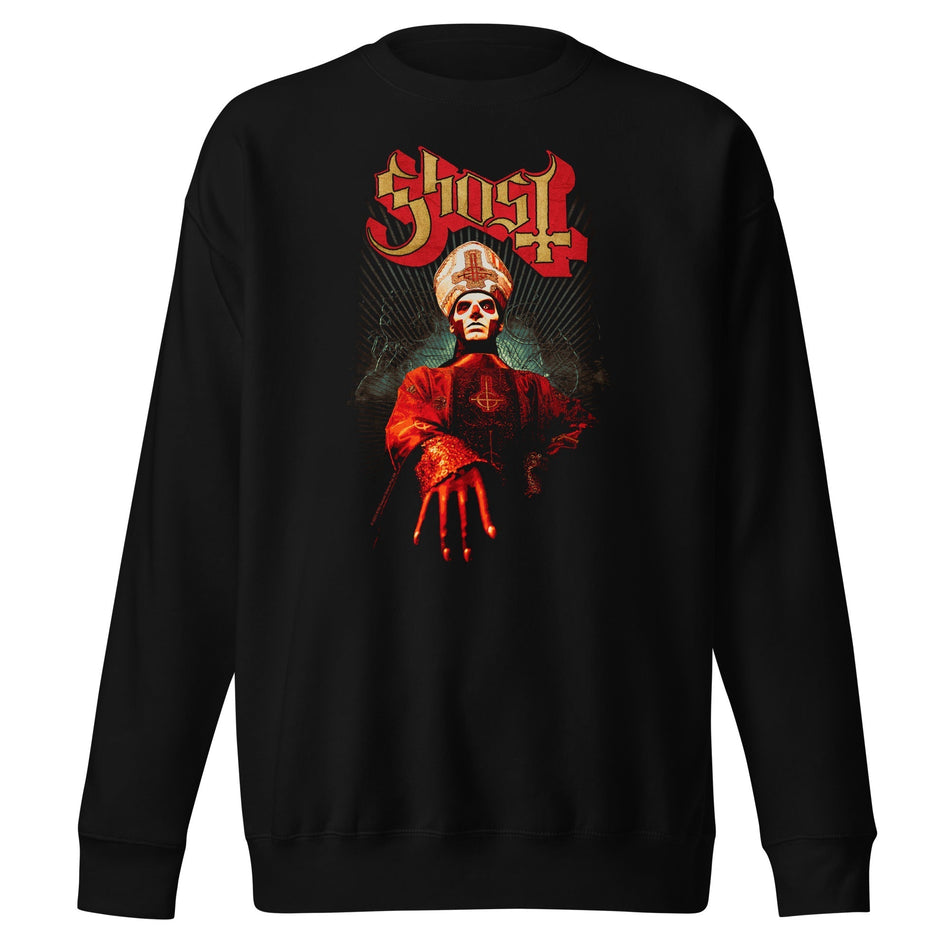 MerchMoment Ghost - Kiss the Ring Sweatshirt Black