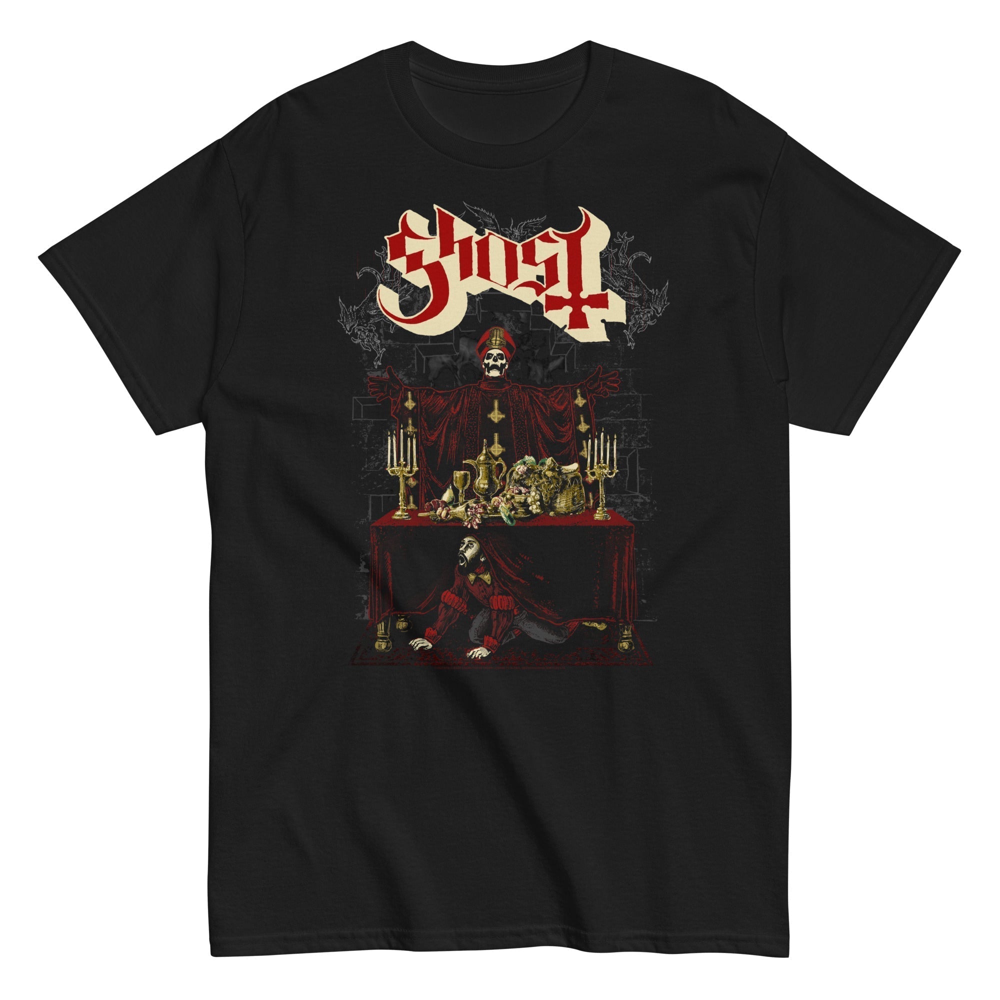 MerchMoment Ghost - Last Supper T-Shirt Black
