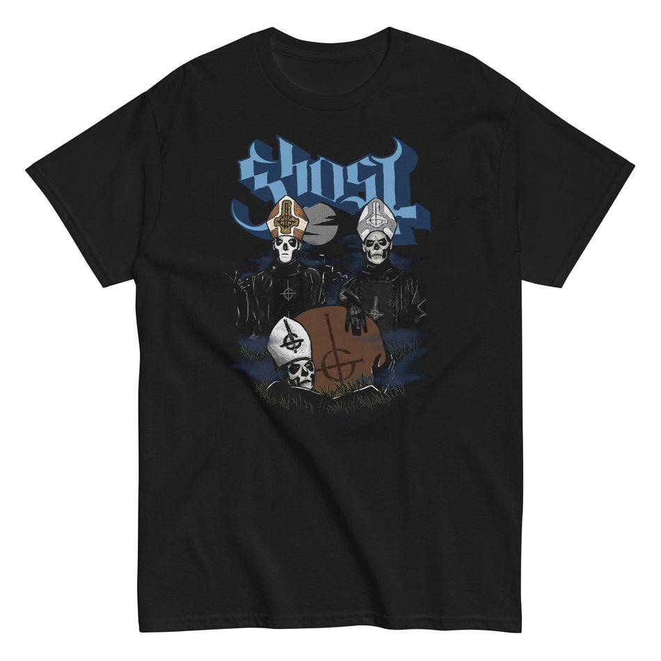 MerchMoment Ghost - Midnight T-Shirt Black