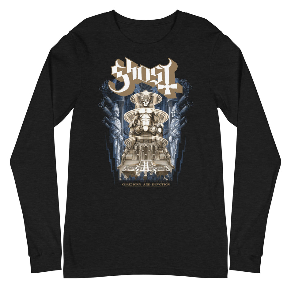 MerchMoment Ghost - Monument Long Sleeve T-Shirt Black