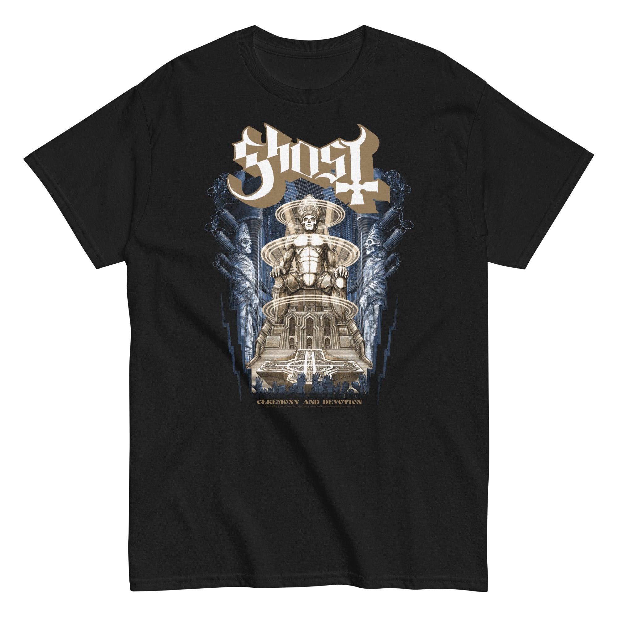 MerchMoment Ghost - Monument T-Shirt Black