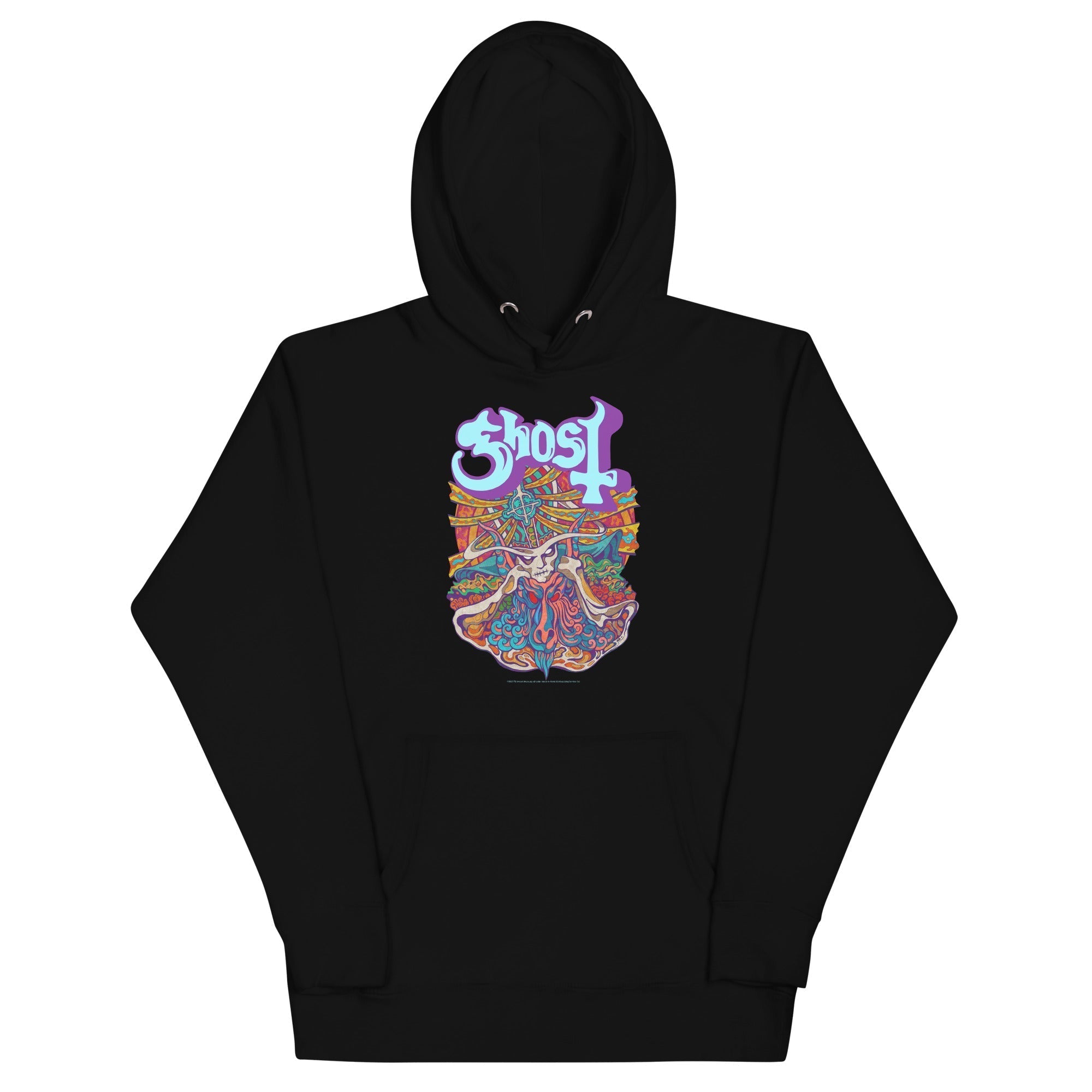 MerchMoment Ghost - Neon Blur Hoodie Black