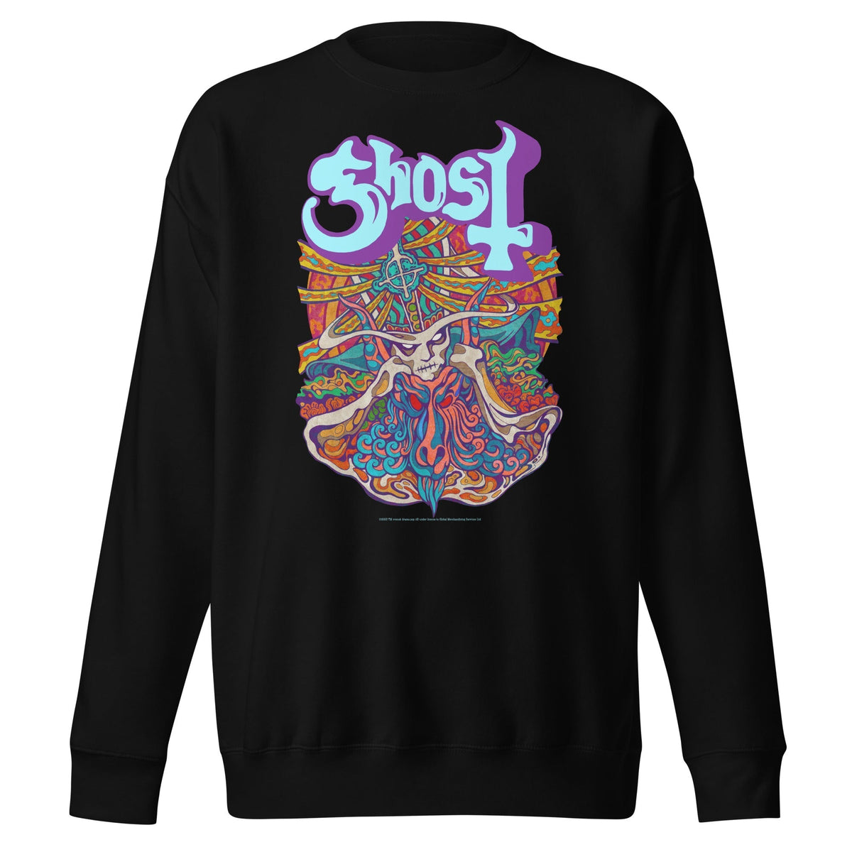 MerchMoment Ghost - Neon Blur Sweatshirt Black