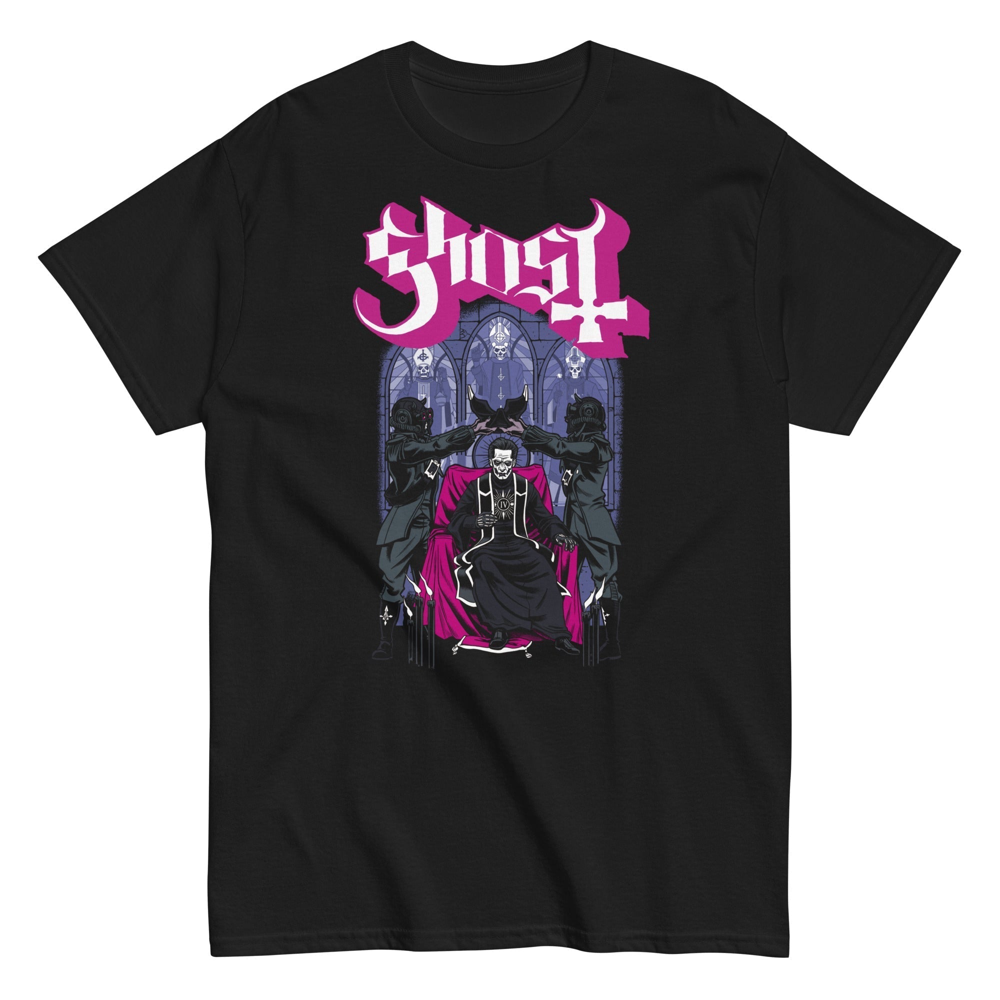 MerchMoment Ghost - Pray for Us T-Shirt Black