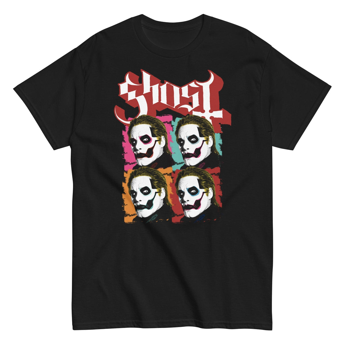 MerchMoment Ghost - Quattro T-Shirt Black