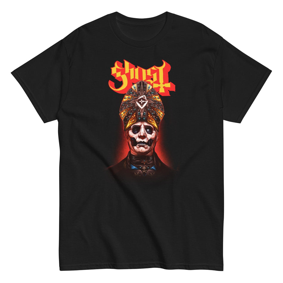 MerchMoment Ghost - Red Glow T-Shirt Black