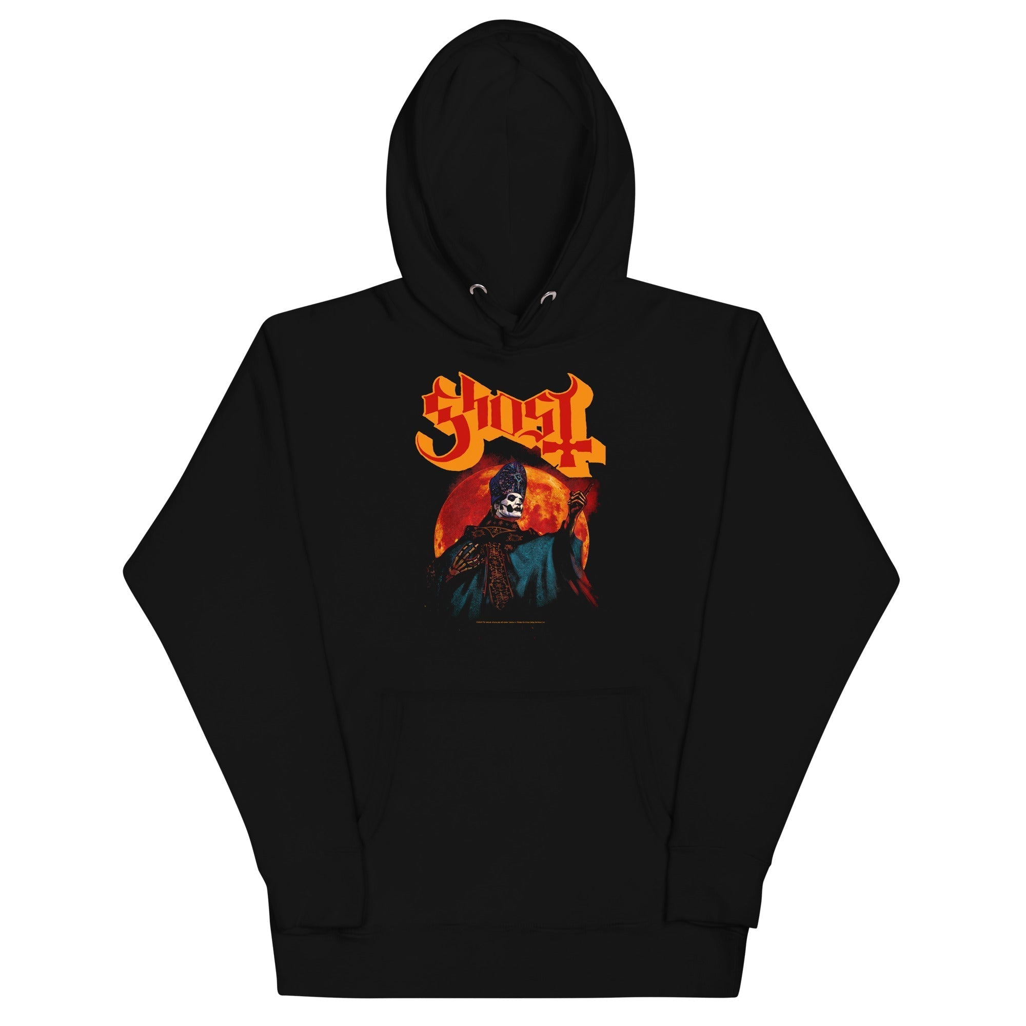 MerchMoment Ghost - Red Moon Hoodie Black