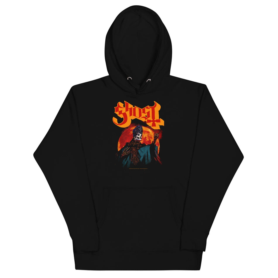 MerchMoment Ghost - Red Moon Hoodie Black