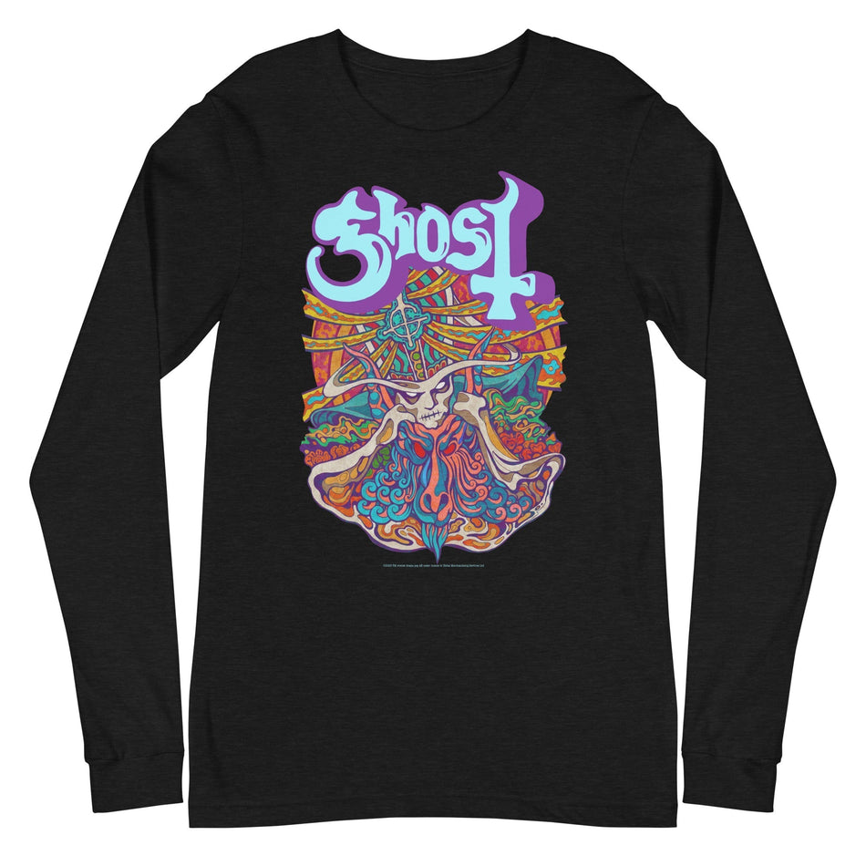 MerchMoment Ghost - Satanic Panic Long Sleeve T-Shirt Black