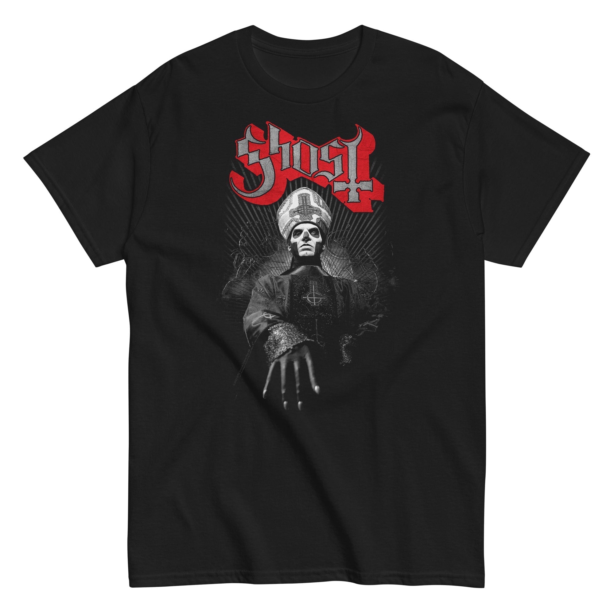 MerchMoment Ghost - Silveresque T-Shirt Black