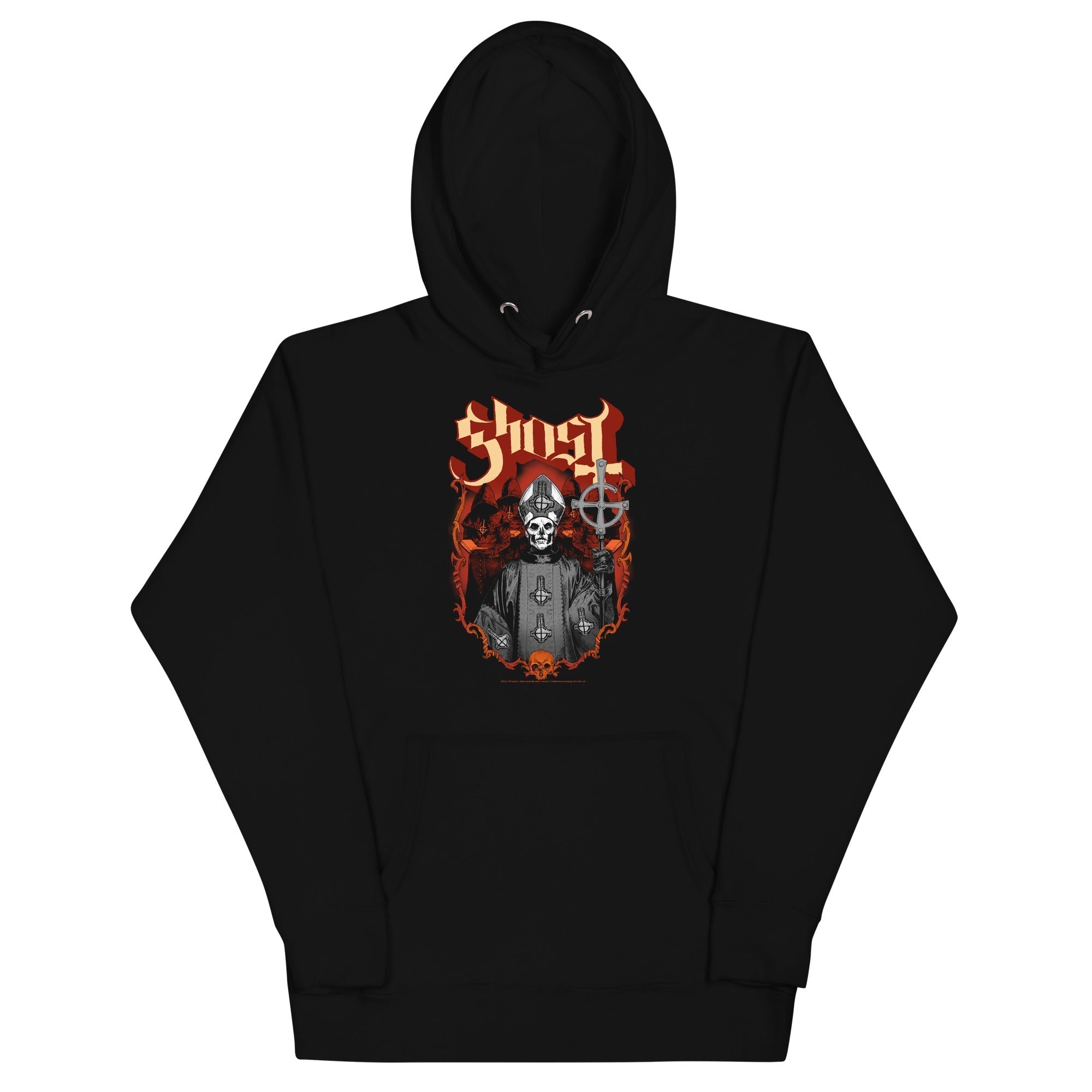 MerchMoment Ghost - Skull and Robes Hoodie Black