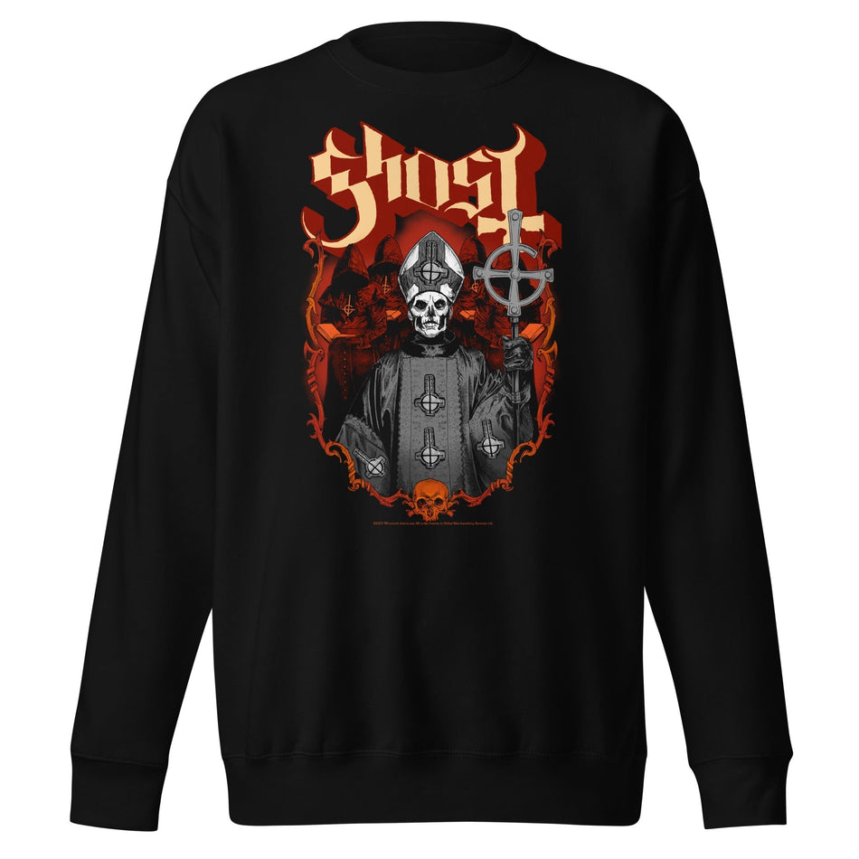 MerchMoment Ghost - Skull and Robes Sweatshirt Black