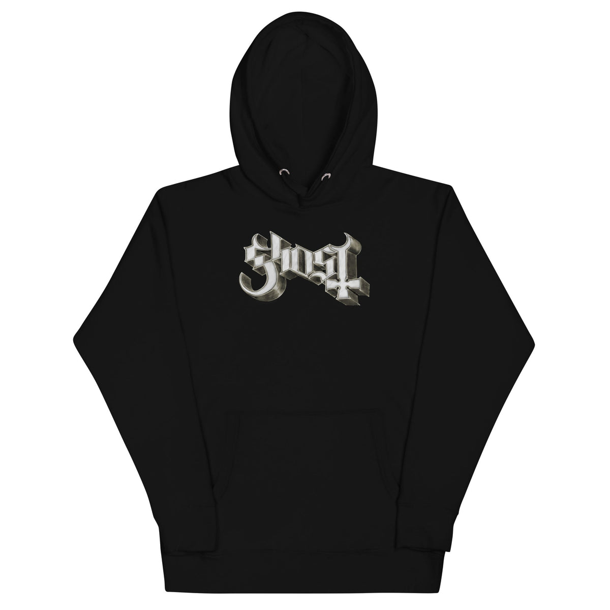 MerchMoment Ghost - Sliver Logo Hoodie Black