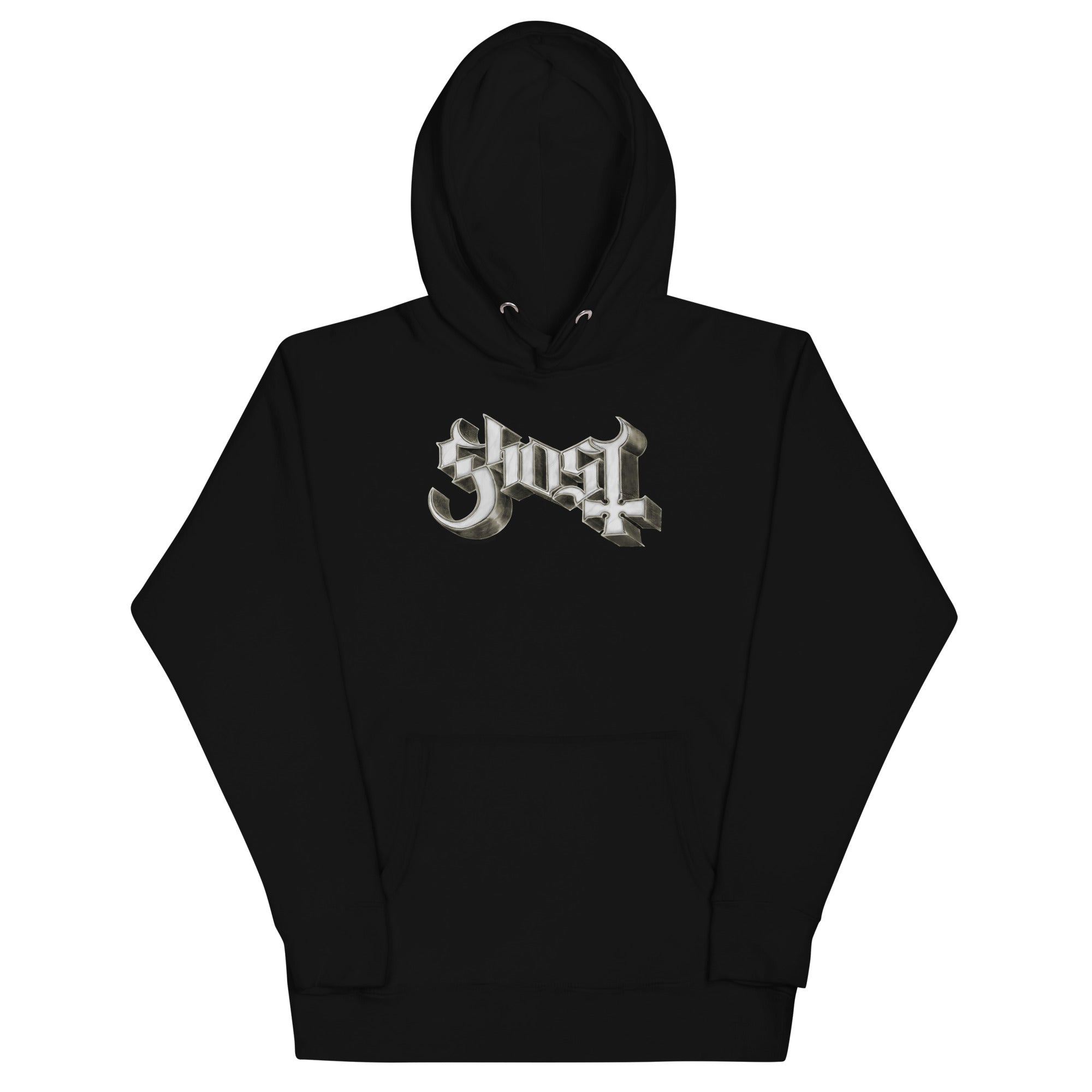 MerchMoment Ghost - Sliver Logo Hoodie Black