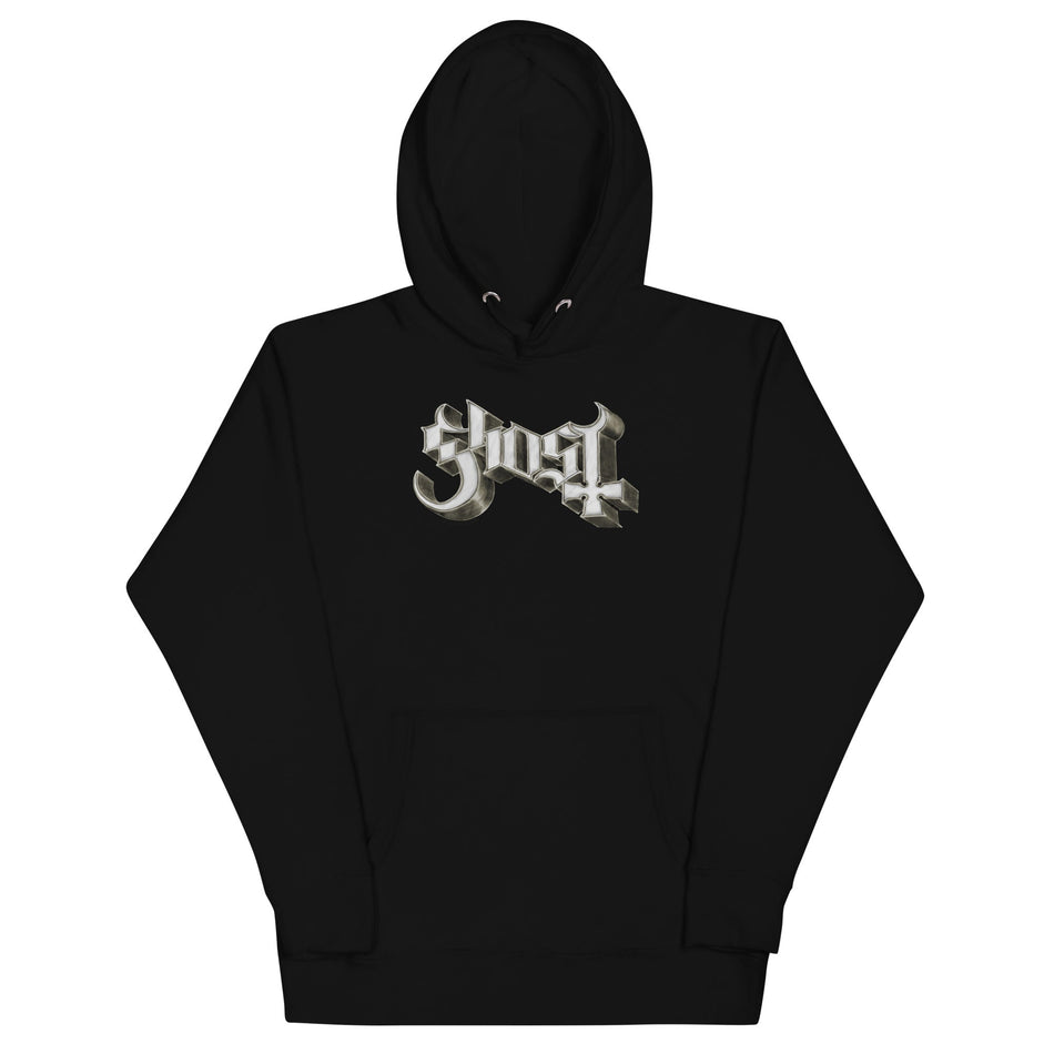 MerchMoment Ghost - Sliver Logo Hoodie Black