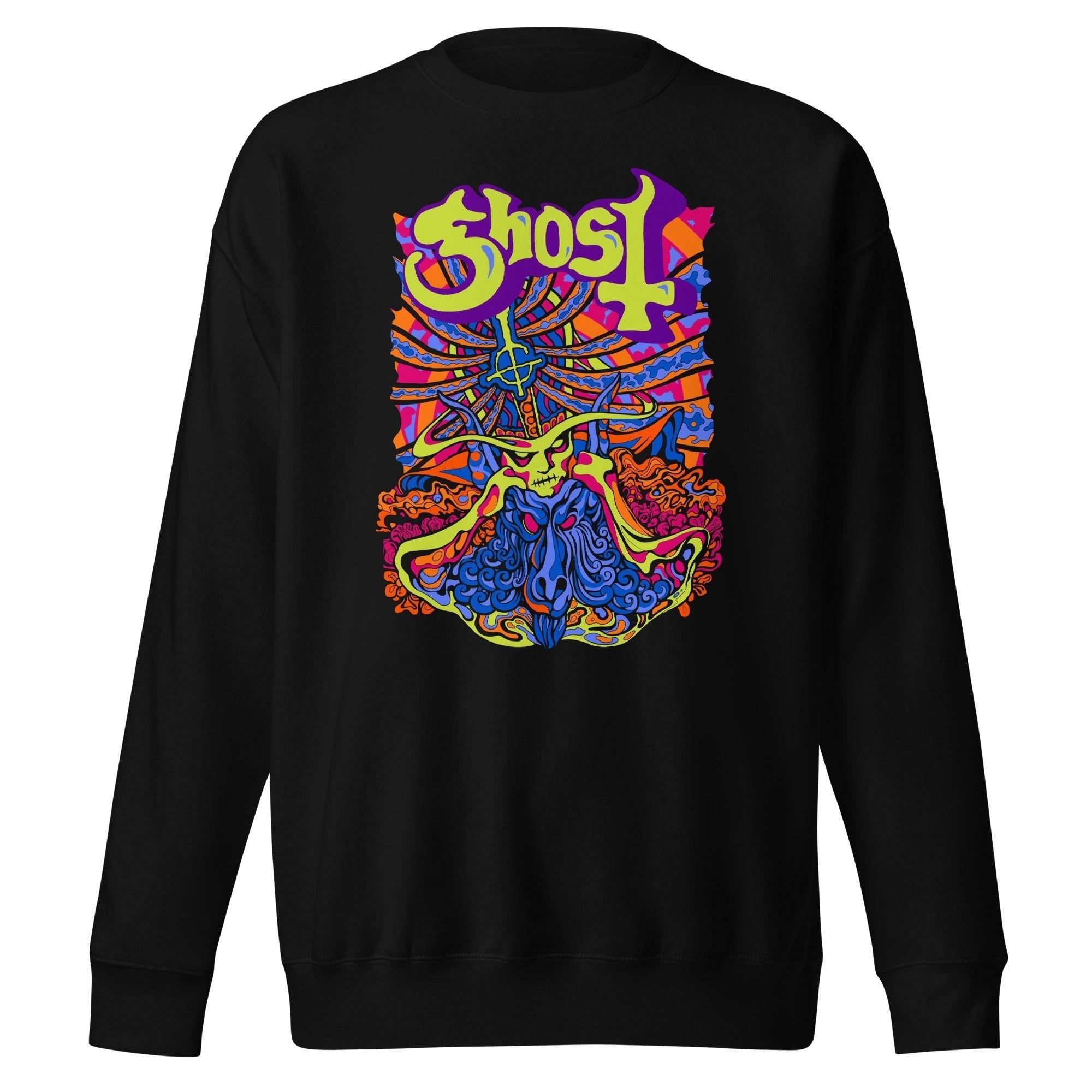 MerchMoment Ghost - Stained Glass Sweatshirt Black