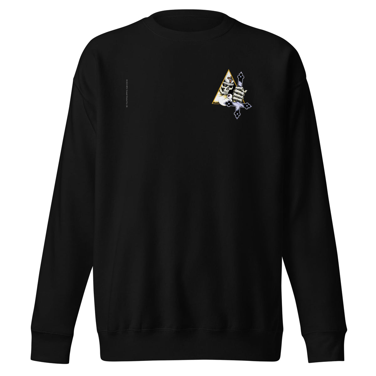 MerchMoment Ghost - Triangle Logo Sweatshirt Black