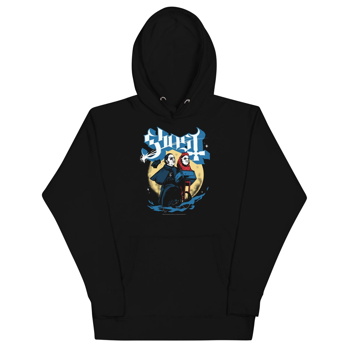 MerchMoment Ghost - Two Headed Monster Hoodie Black