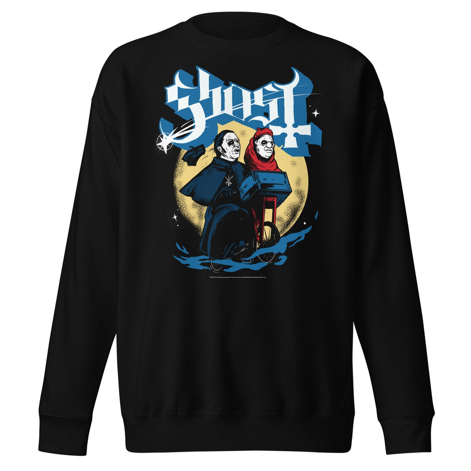 MerchMoment Ghost - Two Headed Monster Sweatshirt Black