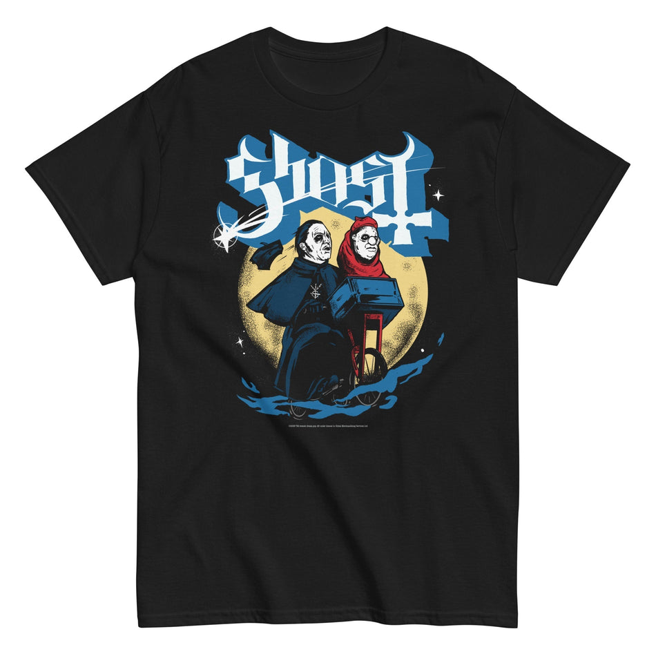 MerchMoment Ghost - Two Headed Monster T-Shirt Black