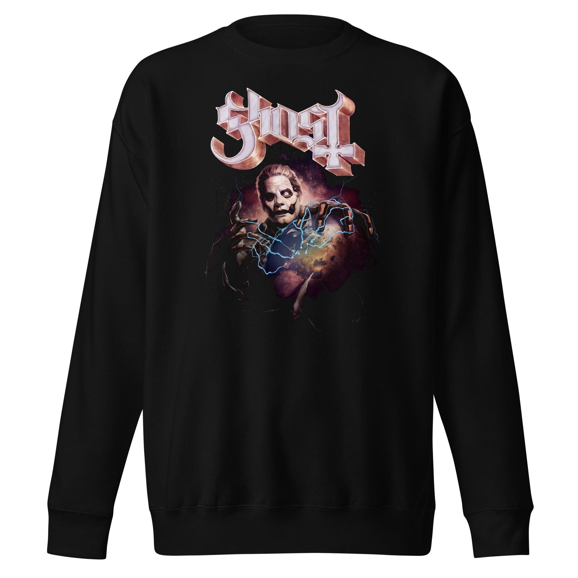 MerchMoment Ghost - World Logo Sweatshirt Black