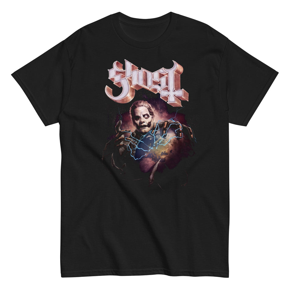 MerchMoment Ghost - World Logo T-Shirt Black