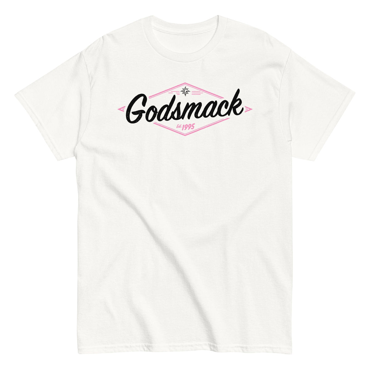 MerchMoment Godsmack - Black and Pink Logo T-Shirt Black