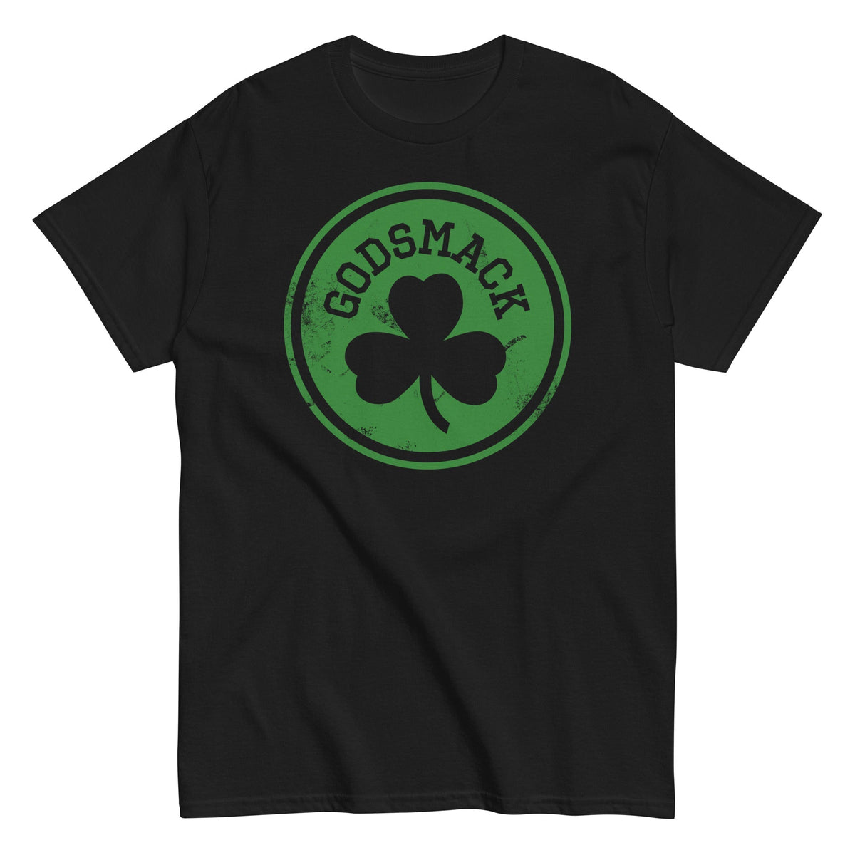 MerchMoment Godsmack - Green Shamrock T-Shirt Black
