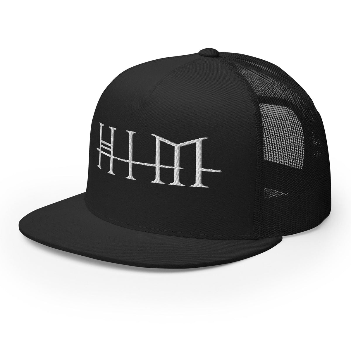 MerchMoment HIM Classic Logo Embroidered Trucker Hat