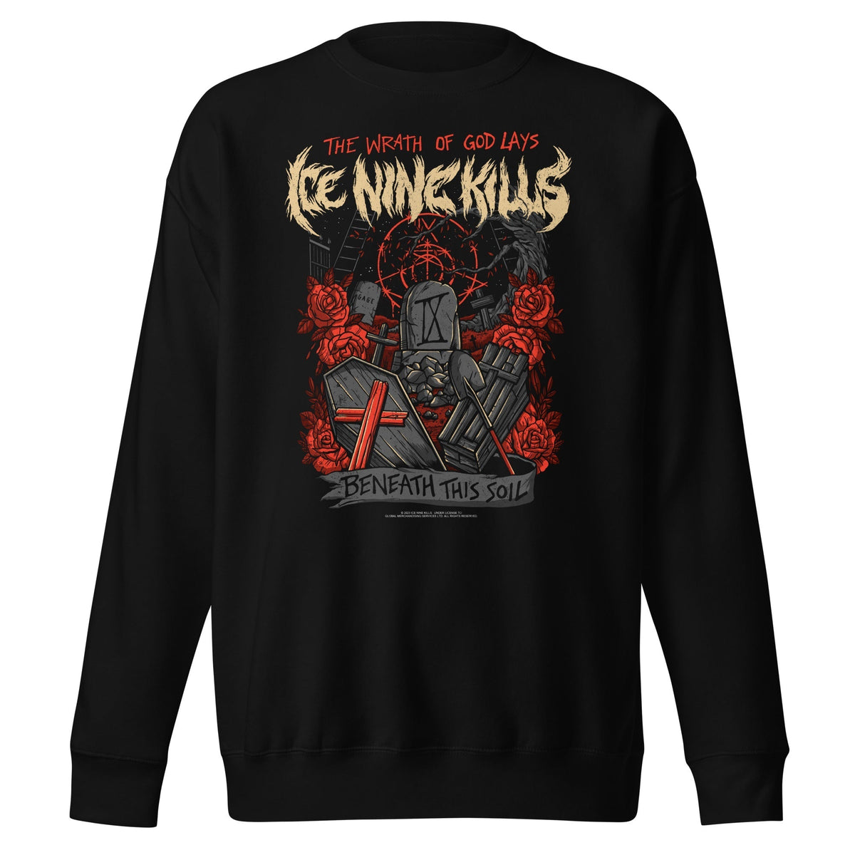 MerchMoment Ice Nine Kills - Beneath This Soil Sweatshirt Black