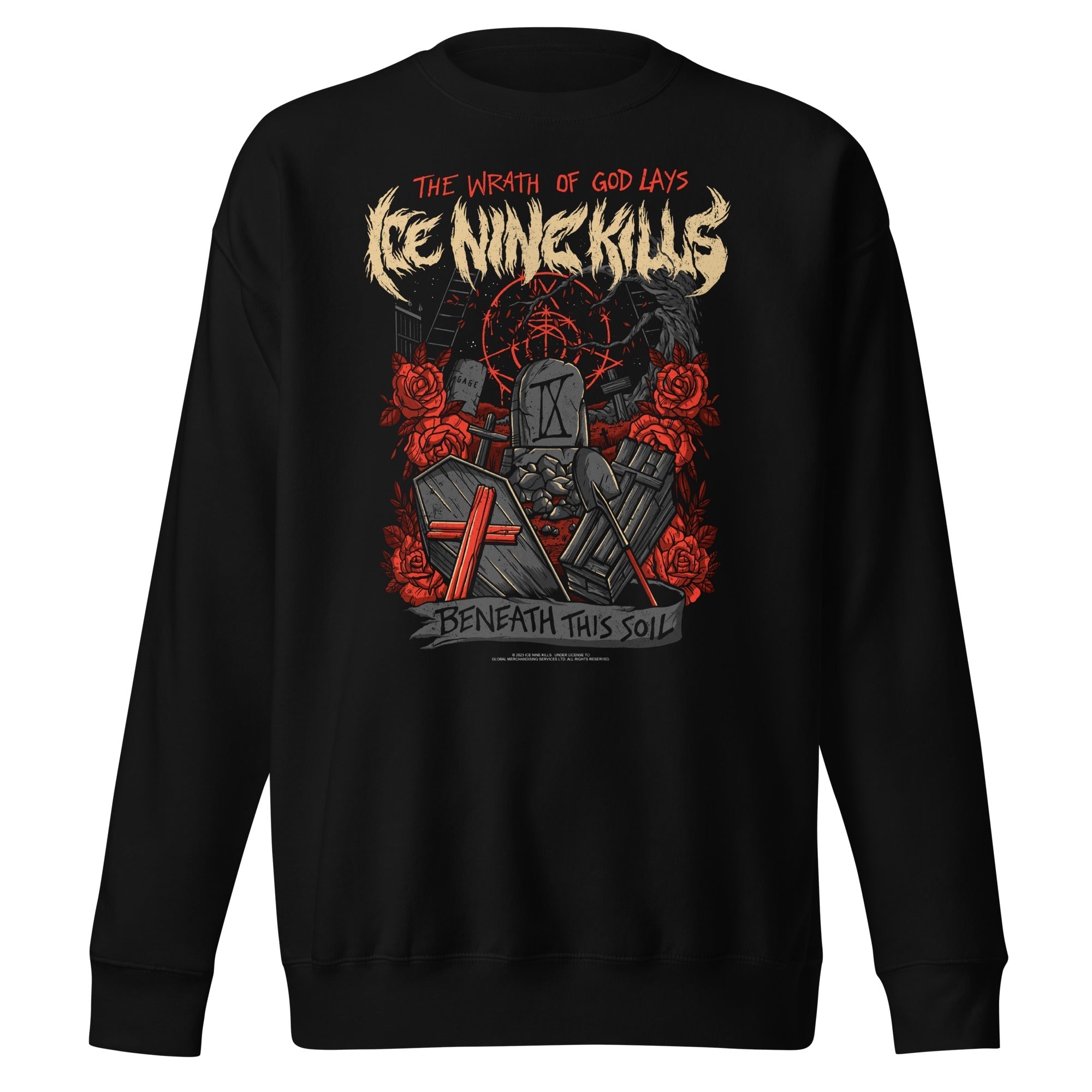 MerchMoment Ice Nine Kills - Beneath This Soil Sweatshirt Black