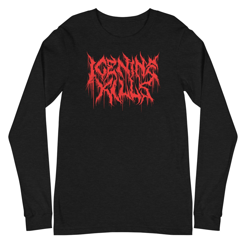 MerchMoment Ice Nine Kills - Drip Logo Long Sleeve T-Shirt Black
