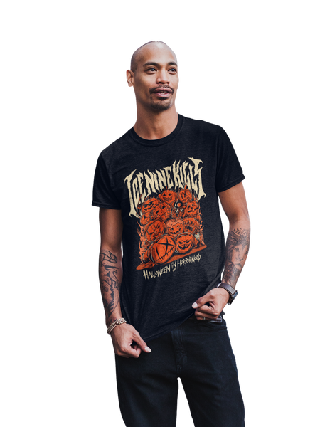 MerchMoment Ice Nine Kills - Halloween Horrorwood T-Shirt Black