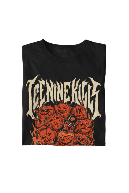 MerchMoment Ice Nine Kills - Halloween Horrorwood T-Shirt Black