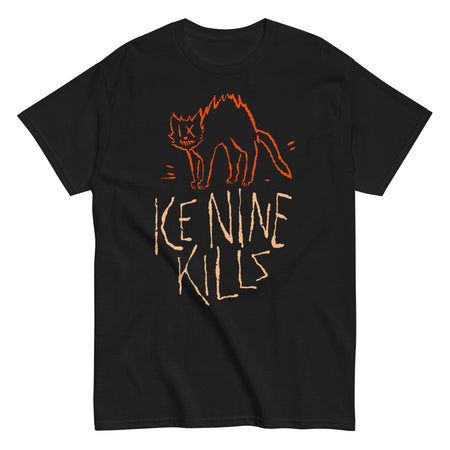 MerchMoment Ice Nine Kills - Scratchy Cat T-Shirt Black